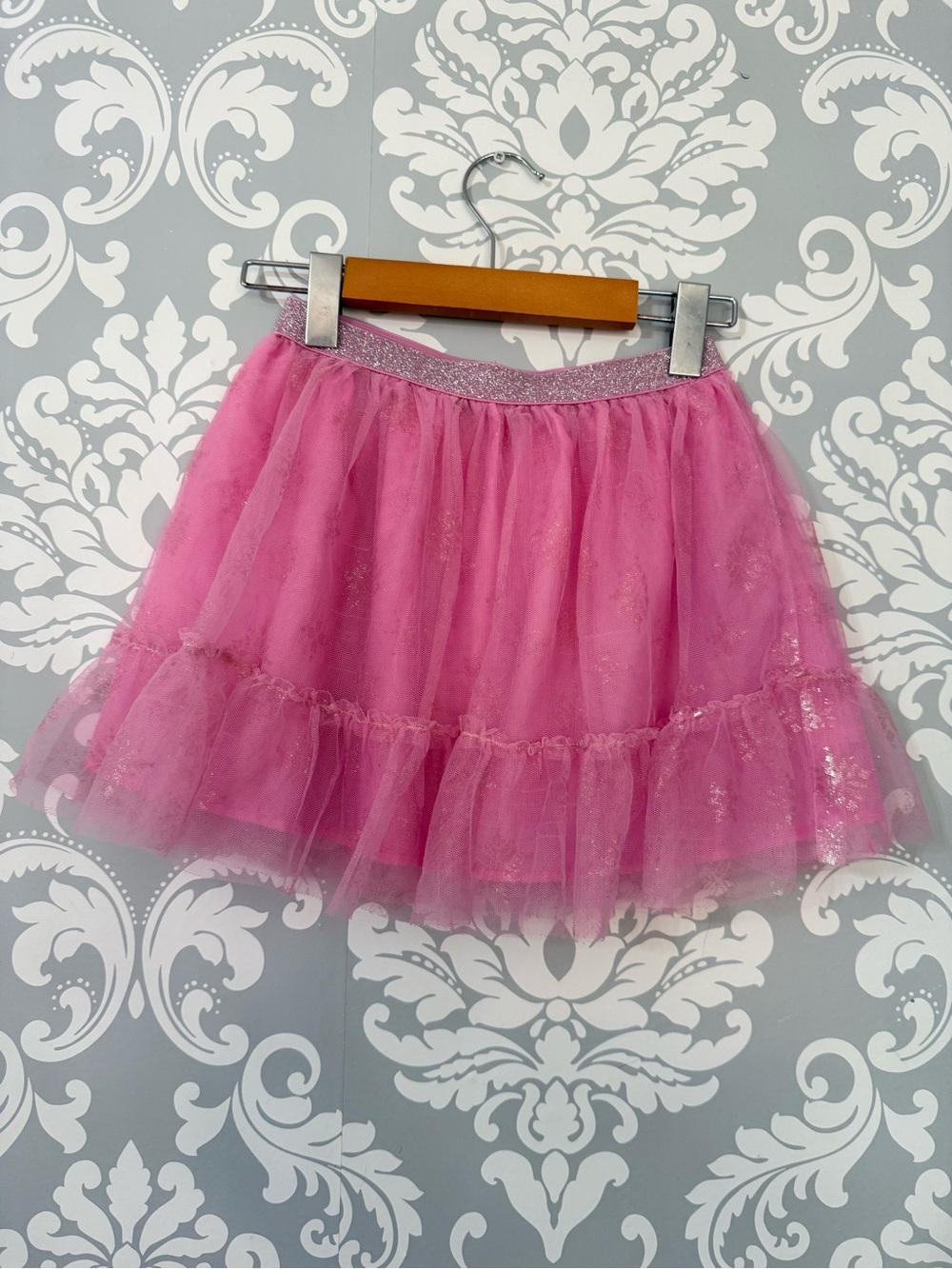 💫10/$25 • Cynthia Rowley Pink Sparkle Tulle Skater Skirt